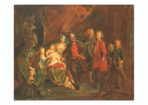 Pesne Antoine; Leopold I. Fürst v.Anhalt-Dessau (1676✝?1747) + Fam