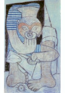 Picasso Pablo; Der Mann, der Seeigel verschluckt , 1946