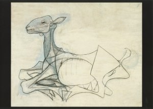 Picasso Pablo; Die Ziege , 1946