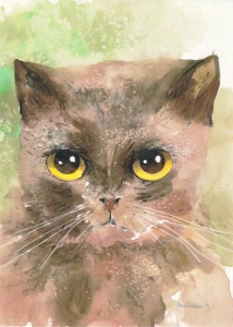 Rebhan Dominik; Junge Katze , 1989