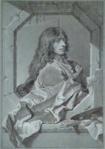 Rigaud Hyacinthe; Portrait des Malers Sébastien Bourdon , ca. 1730-33