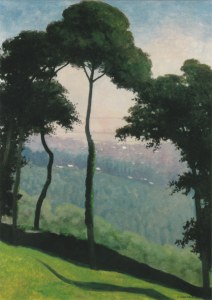 Vallotton Felix; Sicht auf Honfleur am Morgen , 1910