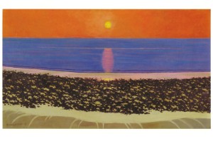 Vallotton Felix; Sonnenuntergang (Villerville) , 1917