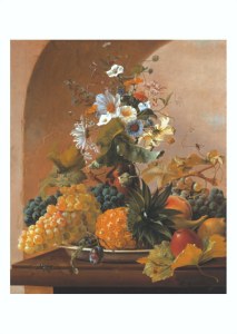 Wentzel Michael; Frucht- und Blumenstück , 1829