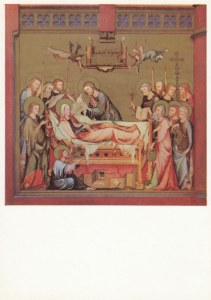 Wiener Meister; Marientod - Rückseiten des Verduner Altars (1181)