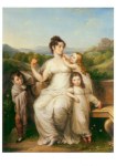 Abel Josef; Reichsgräfin Maria Theresia Josepha von Fries mit ihren ältesten Kindern , 1811