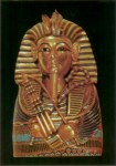 Aegyptisch ; Sarkophag-Modell aus Gold von Tutanchamun (Detail)