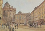 Alt Rudolph von; Michaelerplatz in Wien