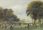 Alt Rudolph von; Praterlandschaft, Wien