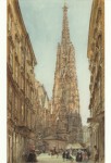 Alt Rudolph von; Der Stephansdom in Wien , 1847