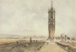 Alt Rudolph von; Blick auf Wien von der Spinnerin am Kreuz , 1841