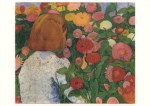Amiet Cuno; Mädchen mit Blumen , 1896