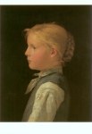 Anker Albert; Blondes Mädchen , um 1888