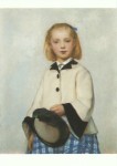 Anker Albert; Des Künstlers Töchterchen Louise , 1874