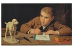 Anker Albert; Zeichnender Knabe , 1890