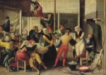 Anonym; Bordellszene , c. 1540-1550