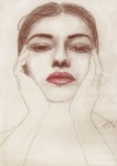 Attia Alexander; Portrait Maria Callas