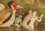 Bosch Hieronymus van Aeken; Paar mit Vogel (Detail)
