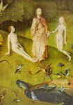 Bosch Hieronymus van Aeken; Die Erschaffung der Eva (Detail)