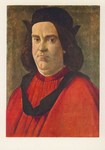 Botticelli Sandro; Portrait Lorenzo Lorenzano
