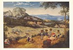 Brueghel Pieter der Ältere - Breugel; Der Frühling (Die Heuernte)