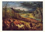 Brueghel Pieter der Ältere - Breugel; Der Herbst (Die Heimkehr der Herde)
