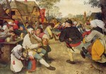 Brueghel Pieter der Ältere - Breugel; Der Bauerntanz
