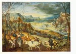 Brueghel Pieter der Ältere - Breugel; Der Herbst (Die Heimkehr der Herde)