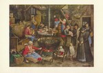Brueghel Pieter der Ältere - Breugel; Der vornehme Besuch in der Bauernstube