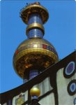 Hundertwasser Friedensreich; Fernheizwerk Spittelau, Wien