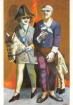 Beckmann Max; Doppelbildnis "Karneval" , 1925