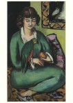Beckmann Max; Quappi mit Papagei , 1936