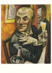 Beckmann Max; Selbstbildnis mit Sektglas , 1919