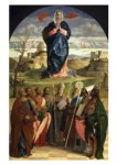 Bellini Giovanni; Maria in der Glorie mit Heiligen , 1510