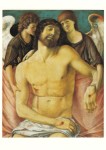 Bellini Giovanni; Toter Christus von zwei trauernden Engeln gestützt , um 1475/80