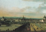 Canaletto (Bernardo Bellotto); Wien, vom Belvedere aus gesehen