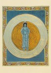 Bingen Hildegard von; The Trinity / Christus, eingeschrieben in die Kreise Gottvaters und des Hl.Geistes