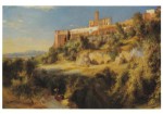 Blechen Carl; Blick auf Assisi , 1830