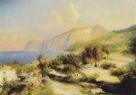 Blechen Carl; Capri, Marina Grande , um 1829