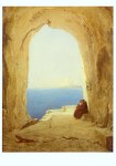 Blechen Carl; Grotte am Golf von Neapel , um 1830