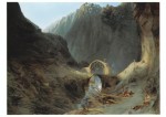 Blechen Carl; Bau der Teufelsbrücke , 1830-32