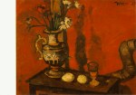 Boeckl Herbert; Stilleben mit Ofenrohr, 1925