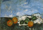 Boeckl Herbert; Stilleben mit Orangen und grünen Zitronen