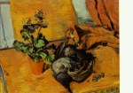 Boeckl Herbert; Stilleben mit Perlhuhn, 1929