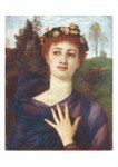 Böcklin Arnold; Flora (Bekränztes Mädchen) , 1875