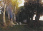 Böcklin Arnold; Heiliger Hain , 1886