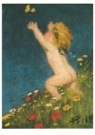 Böcklin Arnold; Putto und Schmetterling , 1895