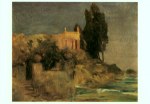 Böcklin Arnold; Villa am Meer , 1863