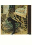 Bonnard Pierre; Frau mit schwarzen Strümpfen , 1900