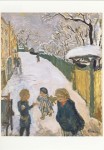 Bonnard Pierre; Kinderspiele im Schnee / Die Straße , 1907